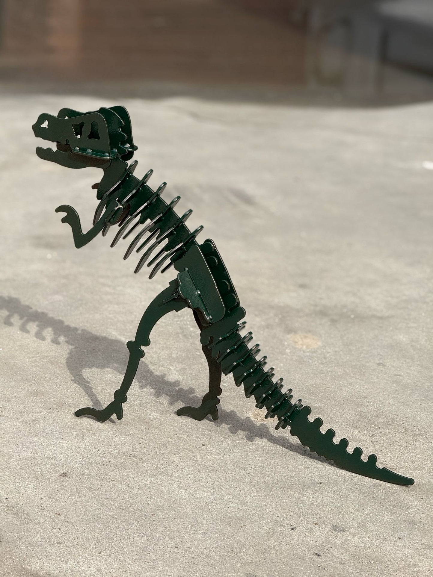 🦖 Dinozaur Handmade – Artă Metalică Unică 🦖