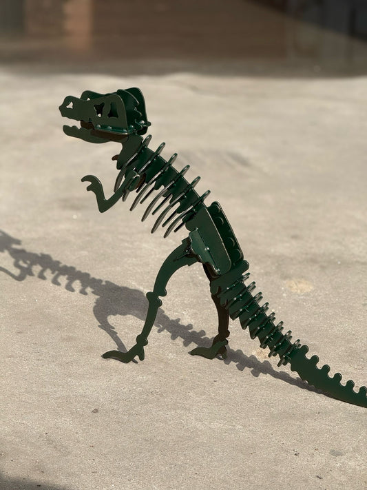 🦖 Dinozaur Handmade – Artă Metalică Unică 🦖